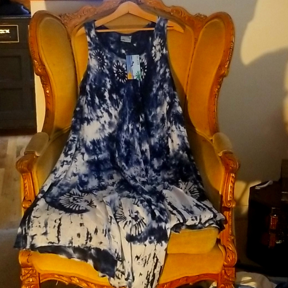 Batik, super soft, 100% rayon sundress.